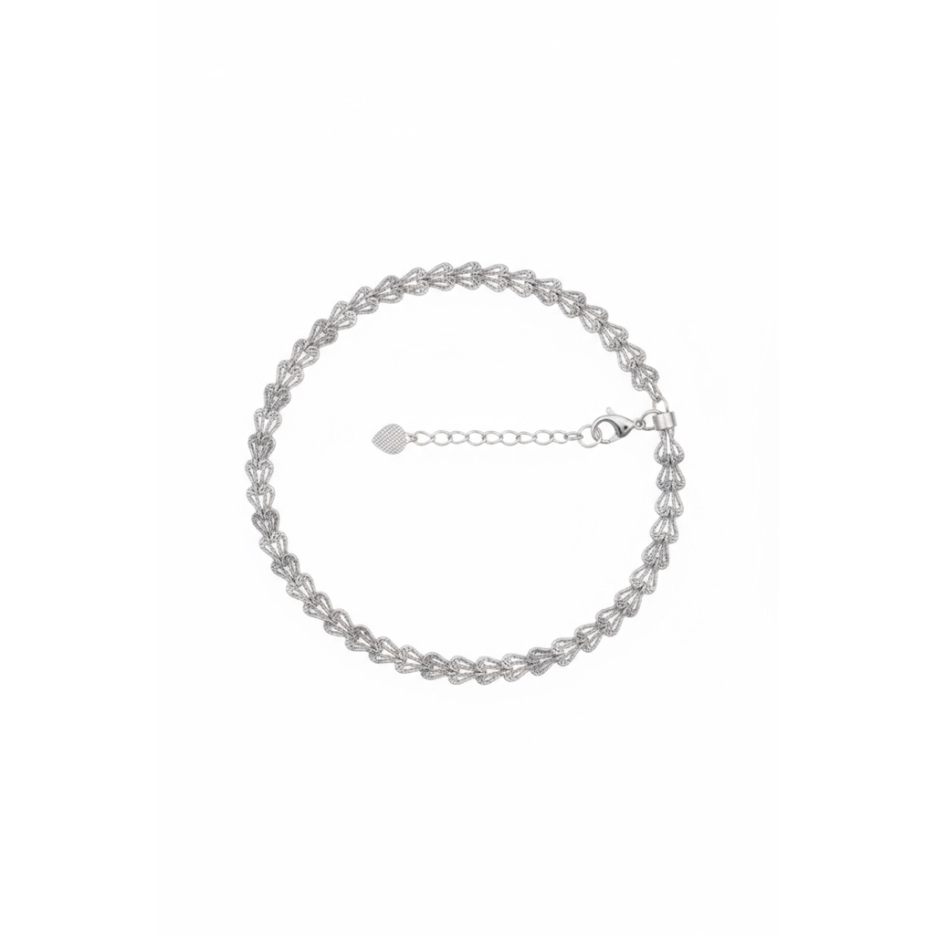 Lắc tay bạc 925 đuôi phượng sợi nhỏ Luna Jewelry