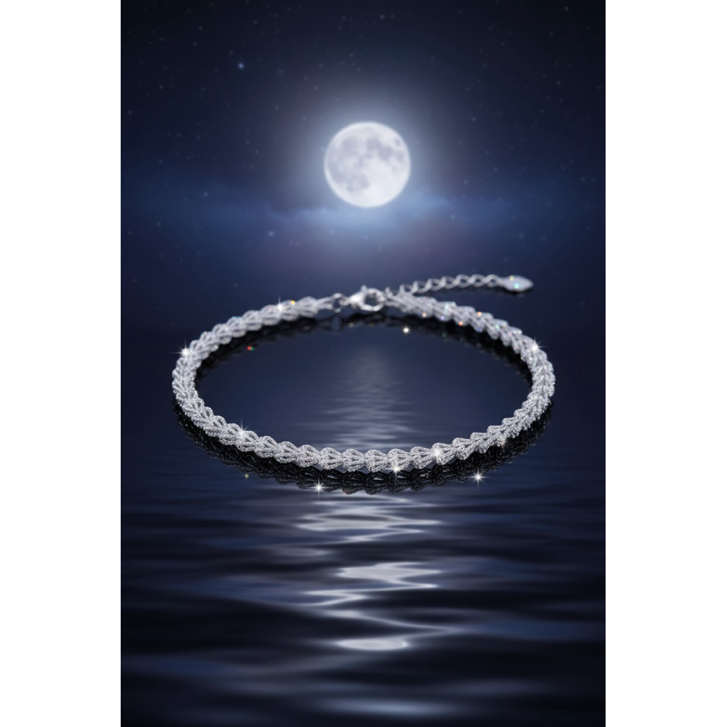 Lắc tay bạc 925 đuôi phượng sợi nhỏ Luna Jewelry