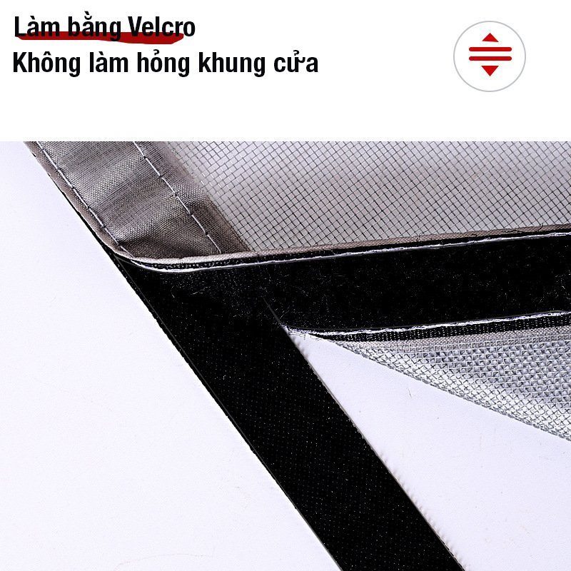 Kaleis Lưới Chống Muỗi Tự Dính Có Tặng Băng Dính, Dễ Dùng, Dán Cửa Nhanh Gọn