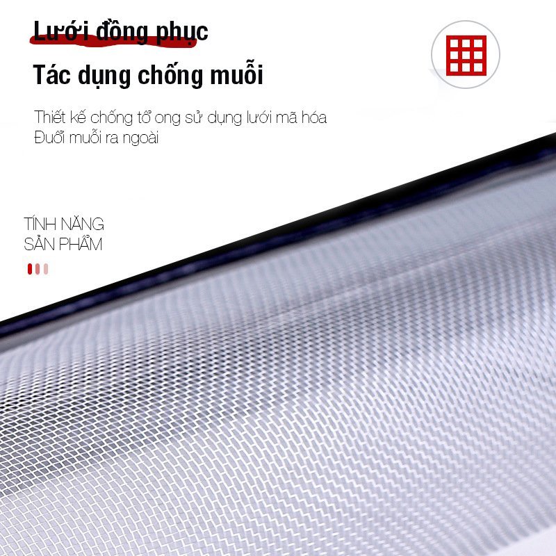Kaleis Lưới Chống Muỗi Tự Dính Có Tặng Băng Dính, Dễ Dùng, Dán Cửa Nhanh Gọn