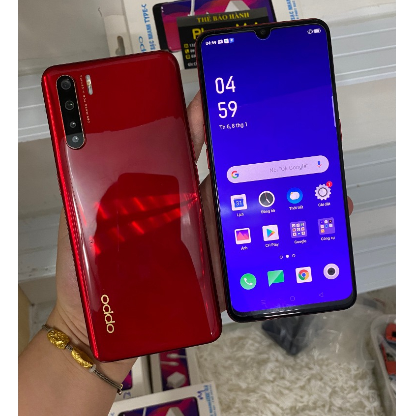 Điện thoại Oppo A91(F15) 8GB/128GB KHÔNG VÂN TAY nguyên zin đẹp keng