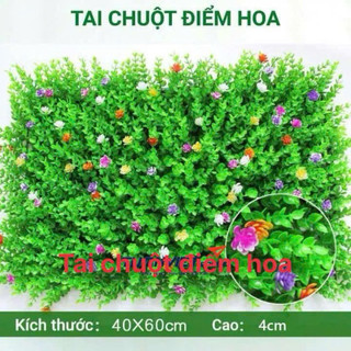Combo 10 Tấm Tai Chuột Hoa KT 40cm x 60cm Chất Liệu PE Bền Đẹp Không Độc Hại Trang Trí Nội Thất & Bữa Tiệc