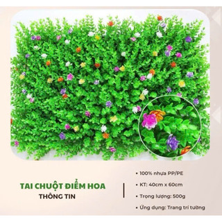 Combo 10 Tấm Tai Chuột Hoa KT 40cm x 60cm Chất Liệu PE Bền Đẹp Không Độc Hại Trang Trí Nội Thất & Bữa Tiệc