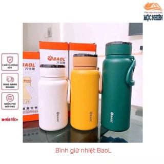 Bình giữ nhiệt cao cấp Baol, lõi inox304 siêu bền, có tay xách tiện lợi - dung tích lớn 1000ml, 1280ml và 1500ml