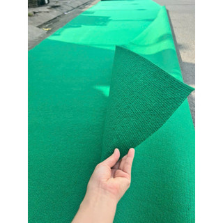 Combo 8m vuông( 2*5),Thảm nỉ sự kiện màu xanh lá.