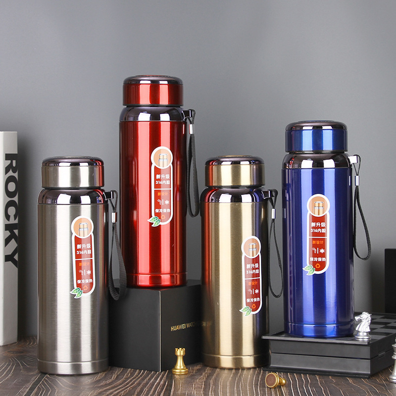 Bình Giữ Nhiệt Nắp Kim Cương Inox 304 chân không 2 Lớp tiện lợi, giữ nhiệt tốt. Tiện lợi, an toàn.