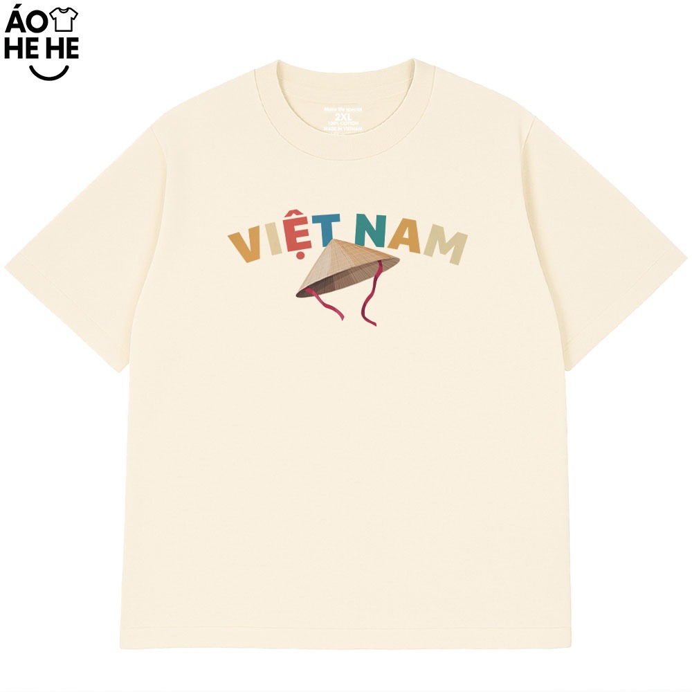 Áo Thun Nón Lá Việt Nam Độc Lập Tự Do Hạnh Phúc Dành Tặng Bạn Bè Form Rộng Cotton 250gsm