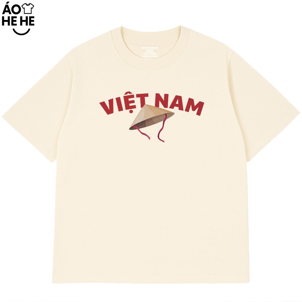 Áo Thun Nón Lá Việt Nam Độc Lập Tự Do Hạnh Phúc Dành Tặng Bạn Bè Form Rộng Cotton 250gsm