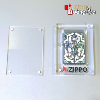 Đế mika 1 ô nắp hít nam châm đựng zippo