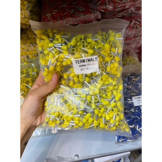 [1000 Chiếc] Cos Kim Rỗng, Đầu Cos Dây Điện, Cos Pin Rỗng, Kìm Bấm Cos, Đầu Cos Kim Chất Liệu Đồng