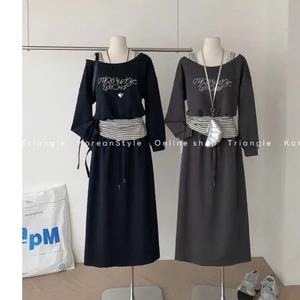 TRIANGLE - Becha Set (Cân nhắc kỹ, return is not welcomed)- Set thể thao áo hai mảnh mix chân váy bút chì midi