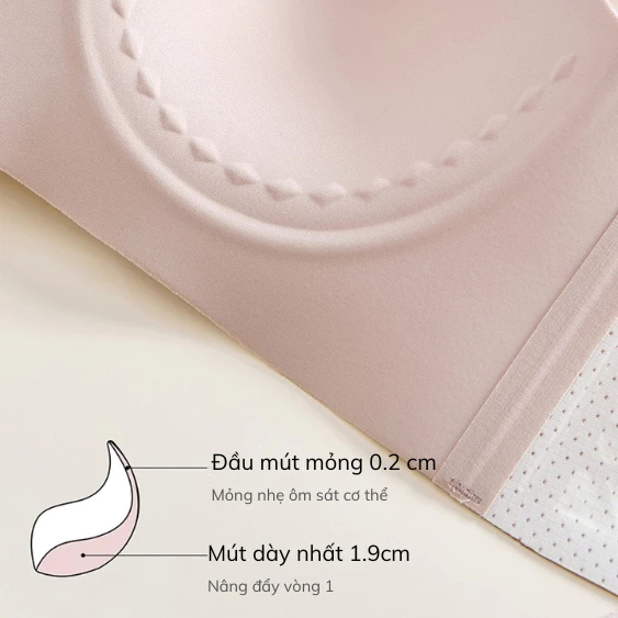 Áo Lót Su Lụa Cúp Ngang ADORE AD003 - Không Gọng, Tôn Dáng, Quả Tròn Định Hình Vòng 1 ADORE GLOBAL