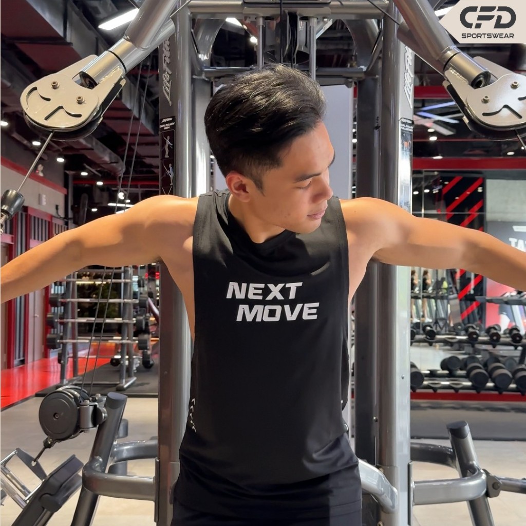 Áo Gym Nam TankTop Form Body, CFD Hybrid Tôn Dáng, Thoáng Khí Nhanh Khô