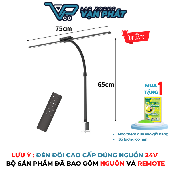 Đèn Led Kẹp Bàn Thông Minh Thay Đổi Góc Linh Hoạt Nhiều Chế Độ Sáng | BigBuy360 - bigbuy360.vn