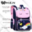 Balo pouny cho bé học cấp 1 nhiều ngăn combo 3 cái M.E.N size đại 41cm [GIÁ SỈ]