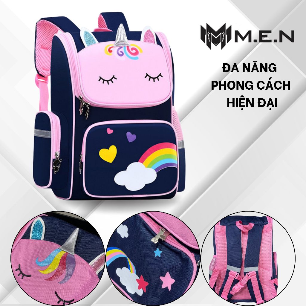Cặp học sinh siêu cute pouny bộ 3 cái size đại 41cm vải chống xướt [DEAL SỐC]