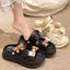 Dép Sandal Nữ EVA Đế Cao 6cm Siêu Nhẹ Siêu Êm Chống Trượt Kiểu Dáng Dễ Thương Với Gấu & Tim Phù Hợp Đi Học Đi Chơi.-2QT1