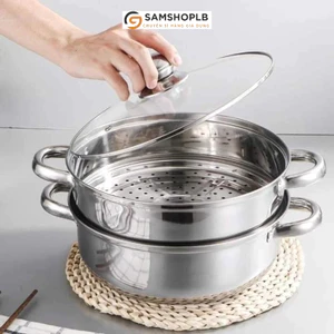 Nồi hấp 2 tầng đa năng đường kính 28cm