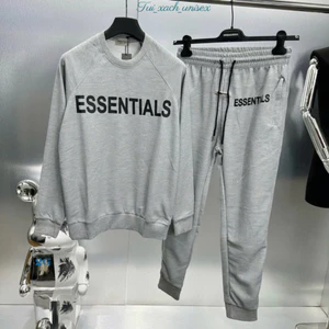 Bộ Nỉ Nam Nữ Thu Đông Trơn Túi Hộp ,Set Đồ Thể Thao Mặc Nhà Unisex, Áo Khoác Sweter Dài Tay SSL