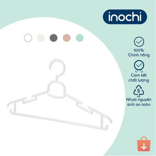 Bộ 10 móc áo Inochi Hara 180 vuông – móc treo đầm, cà vạt, đồ nhỏ, chống trượt, chống xô quần áo
