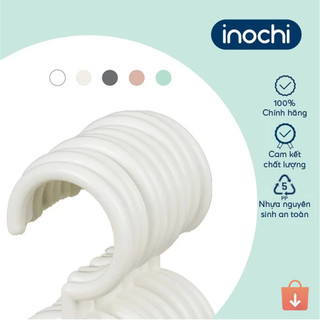 Bộ 10 móc áo Inochi Hara 180 vuông – móc treo đầm, cà vạt, đồ nhỏ, chống trượt, chống xô quần áo