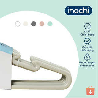 Set 10 móc áo Inochi Hara 182 – móc treo váy áo dây tiện lợi, gọn gàng, chống trượt hiệu quả