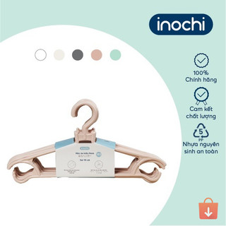 Set 10 móc quần áo Hara 183 Inochi – nhựa nguyên sinh cao cấp, bền bỉ, giúp quần áo gọn gàng