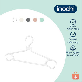 Set 10 móc quần áo Hara 183 Inochi – nhựa nguyên sinh cao cấp, bền bỉ, giúp quần áo gọn gàng