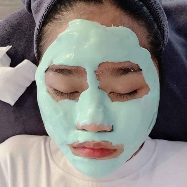 Mặt Nạ Bạc Hà, Mặt Nạ Collagen, Mask Dẻo Chiết Xuất Bạc Hà Giúp Da Sạch Mụn, Thu Nhỏ Lỗ Chân Lông, Gói 1000g