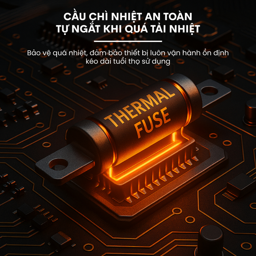 Quạt sưởi mini để bàn hiệu ứng lò sưởi FH09 FUJIHOME, Quạt sưởi không đốt oxy không gây khô da có đảo chiều tự động ngắt