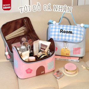 Túi Đựng Đồ Dopamine Cầm Tay, Túi Đựng Mỹ Phẩm Dung Tích Lớn Chống Thấm Nước
