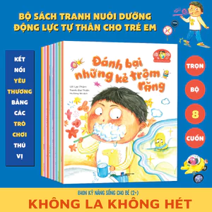 Sách - Combo 8 Cuốn Ehon Kỹ Năng Sống Cho Bé (2+) - Không La Không Hét - NXB Dân Trí