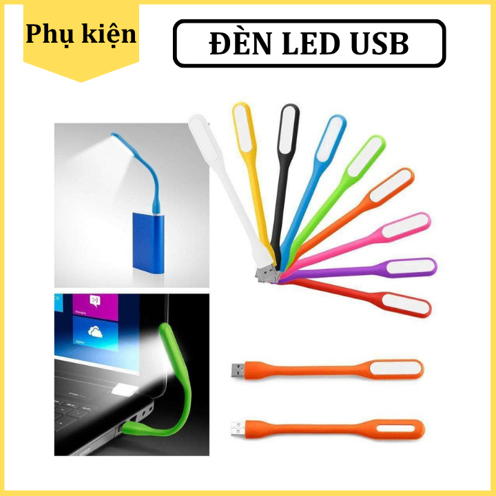 Đèn led mini cắm cổng USB chiếu sáng bàn phím máy tính, đọc sách, đèn led dự phòng cúp điện...