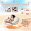 Đệm Gối Chống Trào Ngược BI09 IQKAO Đa Năng Giúp Mẹ Cho Bé Bú, Chống Nôn Trớ, Gối Nằm Cho Bé