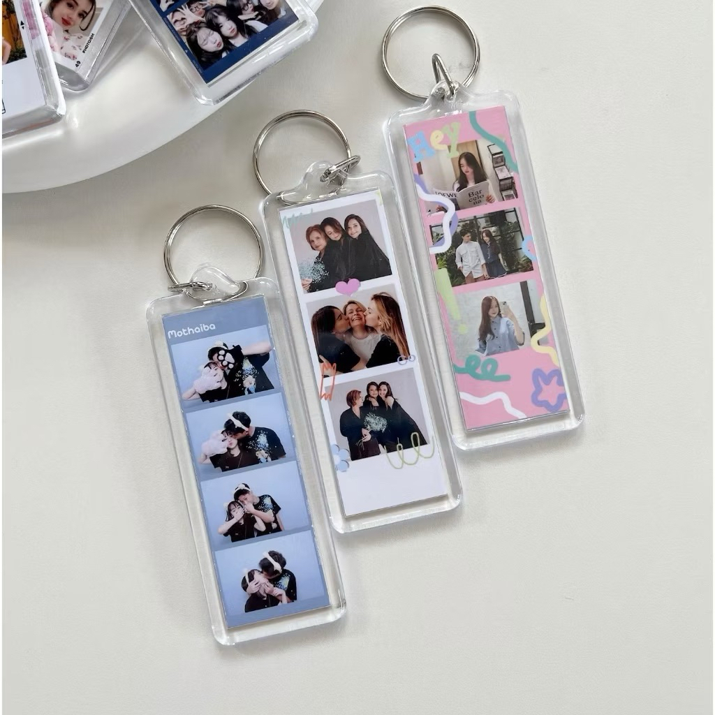 Móc Khóa Photostrip Keychain In Ảnh Theo Yêu Cầu