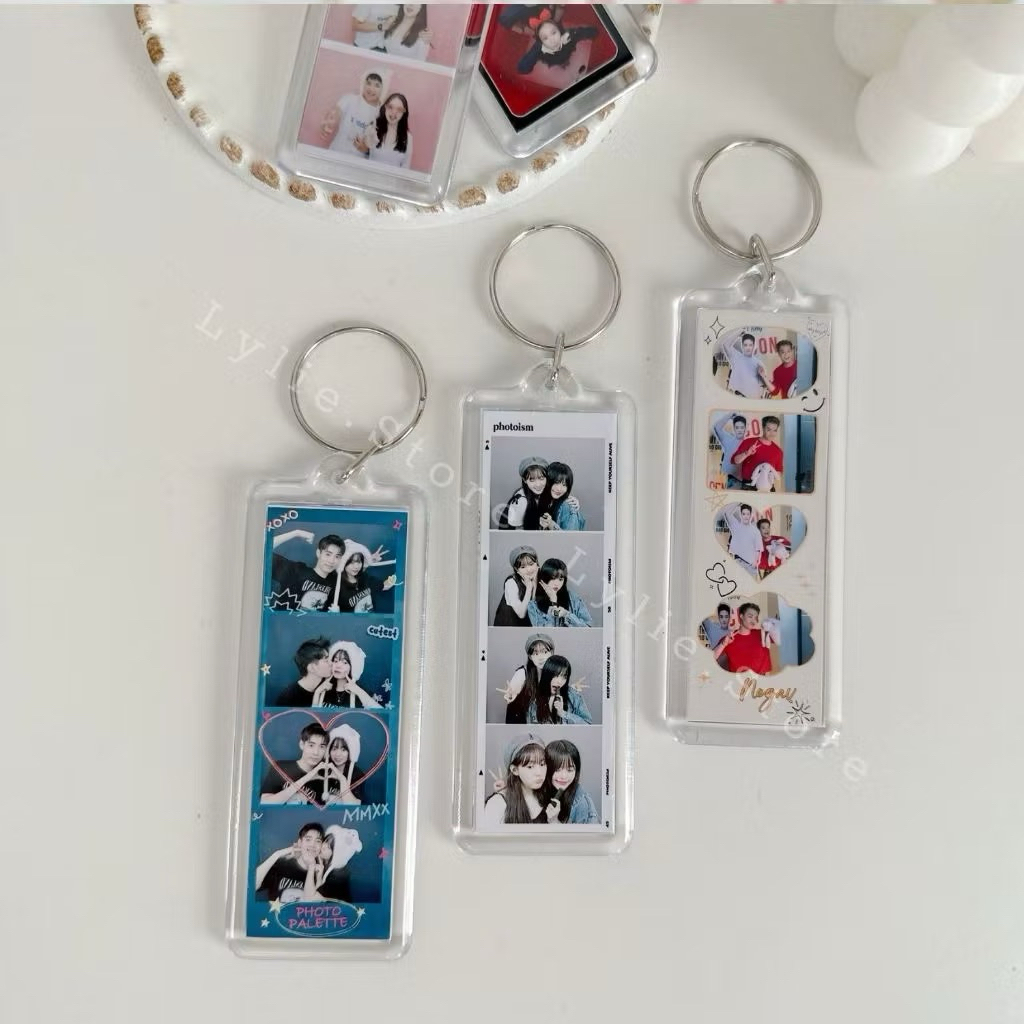 Móc Khóa Photostrip Keychain In Ảnh Theo Yêu Cầu