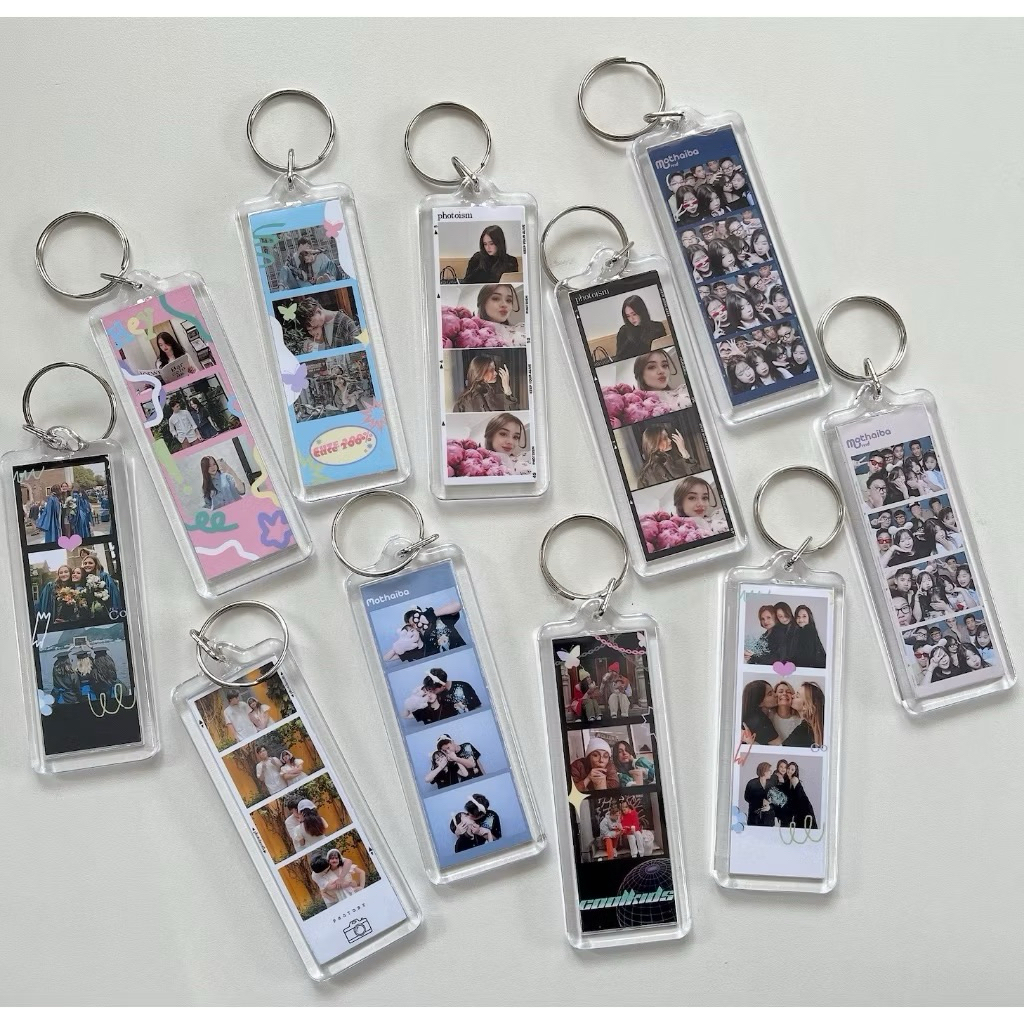 Móc Khóa Photostrip Keychain In Ảnh Theo Yêu Cầu