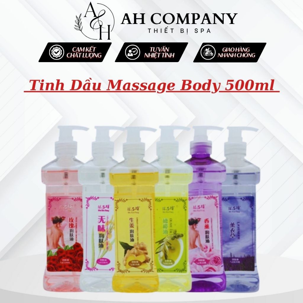 Tinh Dầu massage body toàn thân làm ấm cơ thể olive gừng hoa hồng hoa cúc lavender oliu thơm dịu nhẹ trơn tay