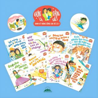 Sách - Combo 8 Cuốn Ehon Kỹ Năng Sống Cho Bé (2+) - Không La Không Hét