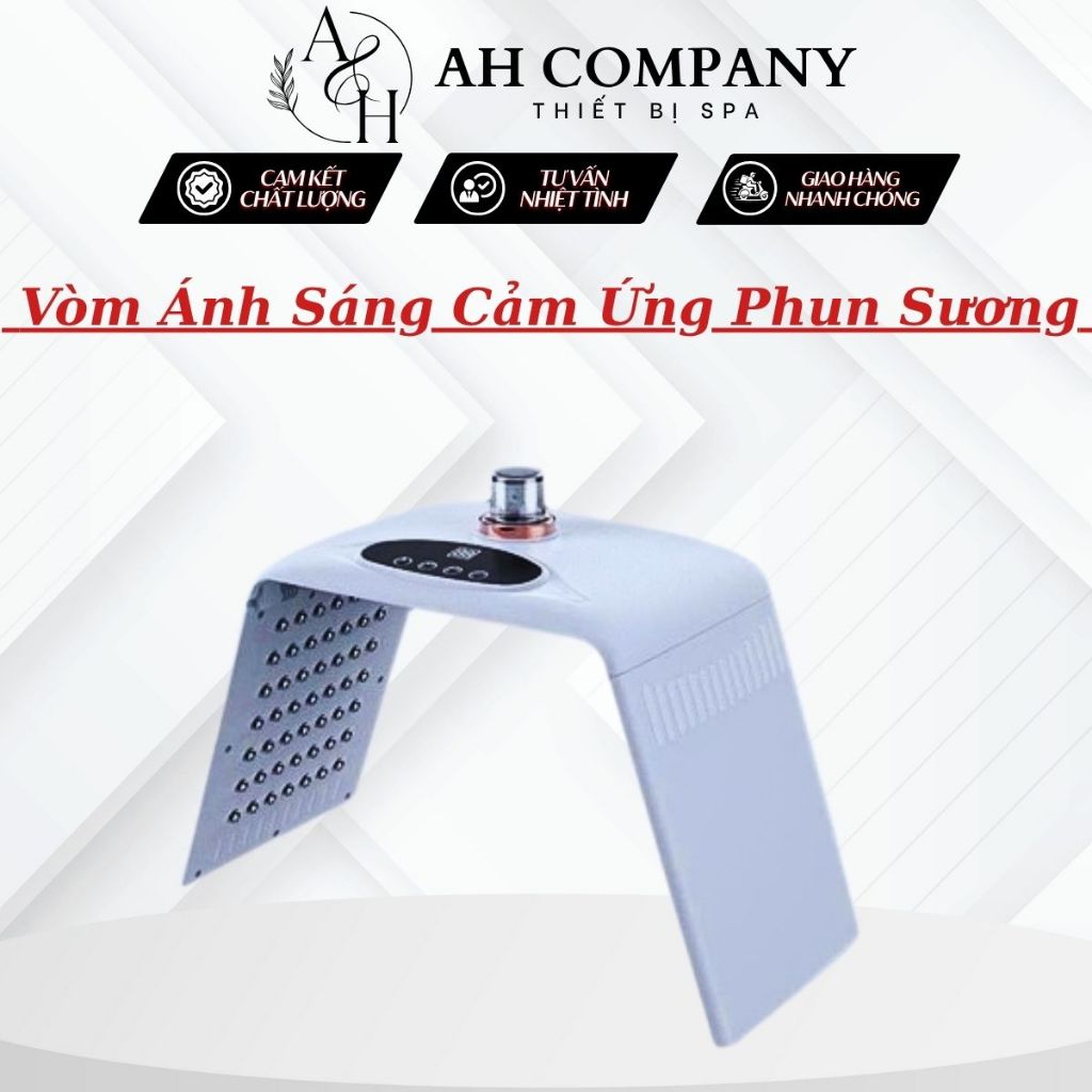 Vòm Ánh Sáng Cảm Ứng Phun Sương Gấp Gọn 2in1, Vòm Ánh Sáng Spa Face Cải Thiện Tình Trạng Lão Hoá, Cung Cấp Độ Ẩm Cho Da