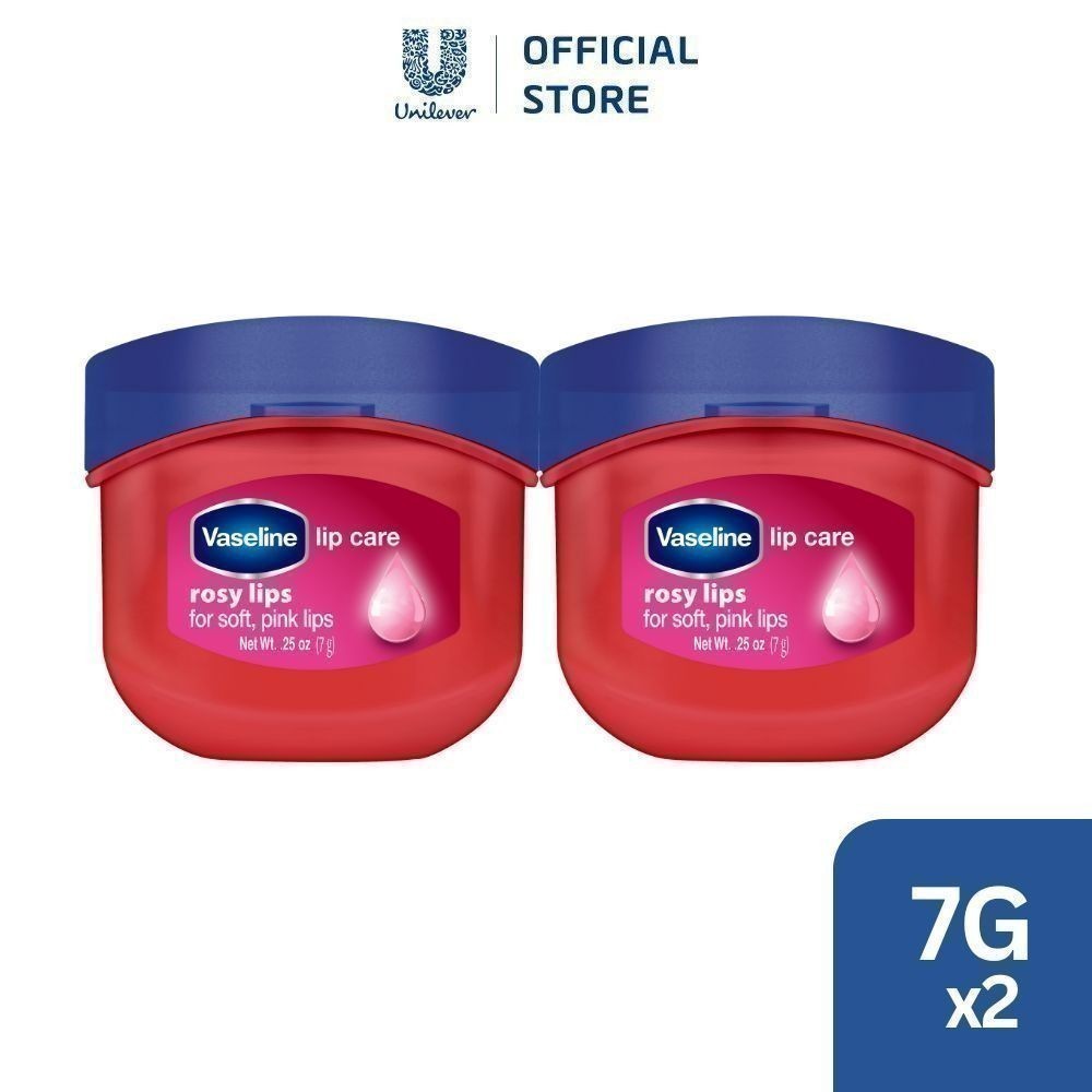 [Live Hannah] Combo 2 Hũ sáp dưỡng môi Vaseline Lips Care 7g (Tùy chọn mùi)
