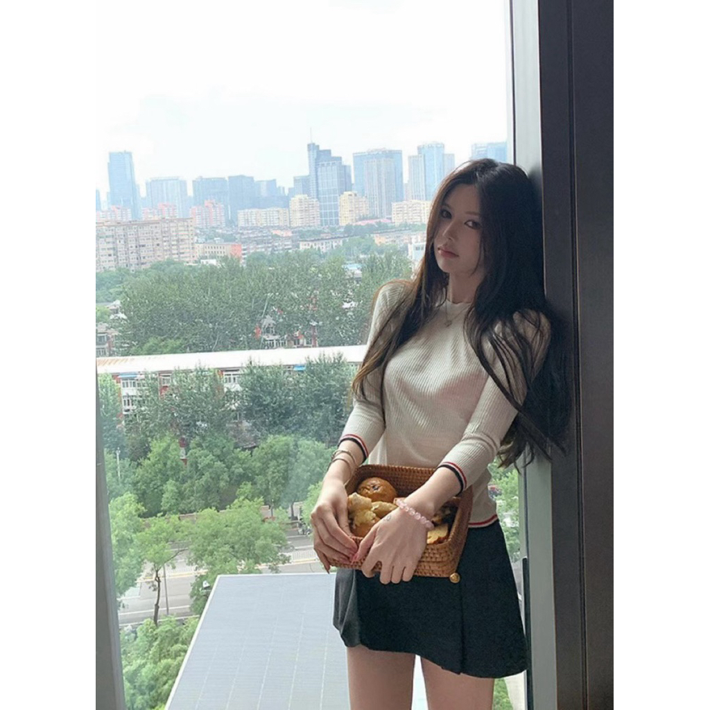 𝑺𝒔𝒖.𝑺𝒕𝒖𝒅𝒊𝒐// WGWE 7705 ÁO LEN TAY VIỀN