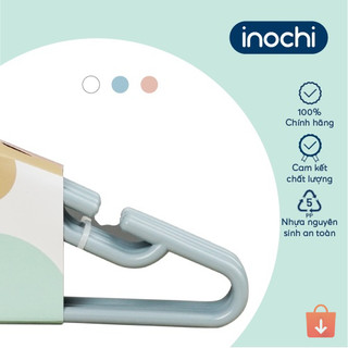 Set 5 móc áo trẻ em Inochi Hara 188 – thiết kế thông minh, có lỗ treo chống tuột quần áo