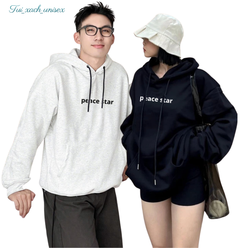 Áo STUDIO 💖 MẪU MỚI 💖 Khoác Hoodie nỉ bông dáng rộng nam nữ cặp đôi mặc được .Áo chống nắng PEACE K1