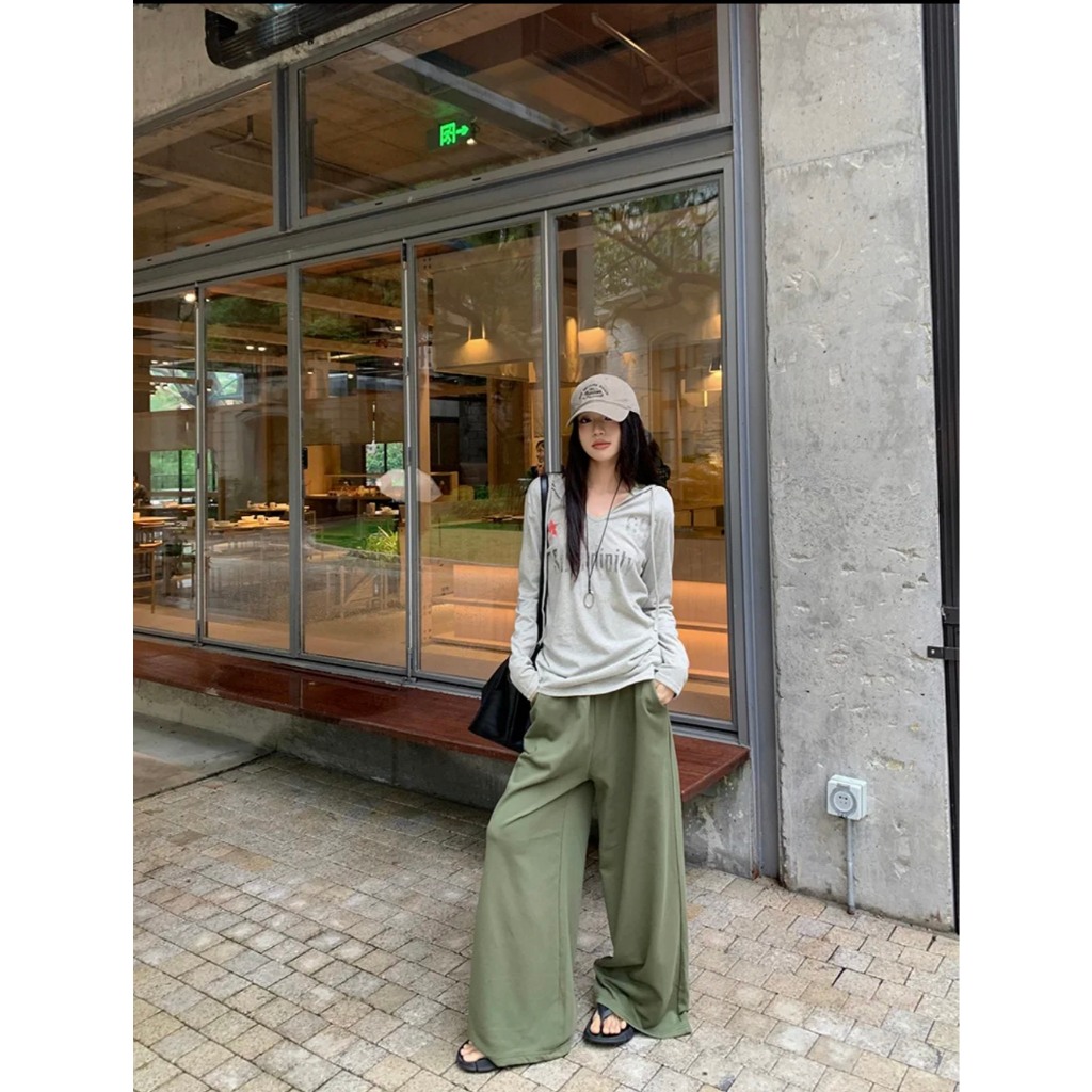 Áo dài tay mỏng dáng hoodie chữ Serendipity số 09 màu ghi thể thao ATDT051 - Tiktik