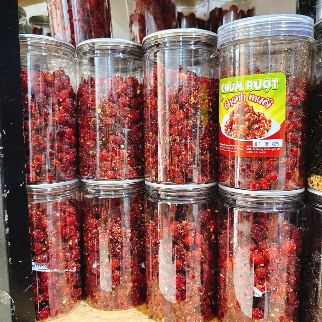 Chùm Ruột Chanh Muối Ớt Loại 1- 1Hộp 500gr