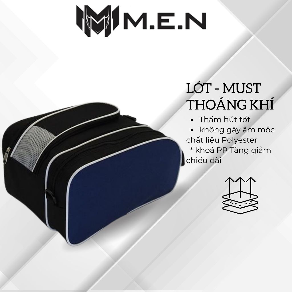 Túi đựng giày thể thao xanh trơn đa năng BKT02 M.E.N [CHẤT LƯỢNG]