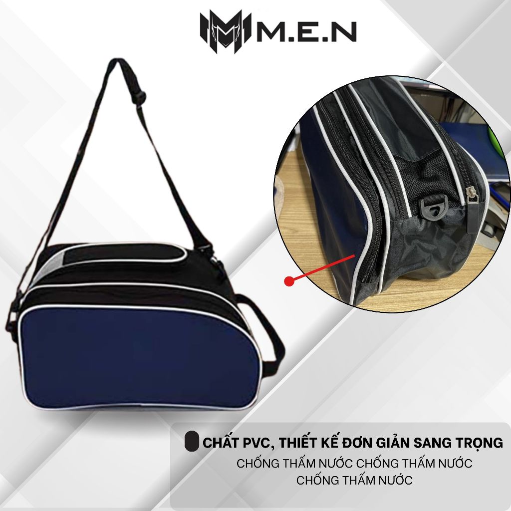 Túi đựng giày Men trơn xanh đen [SIÊU PHẨM]