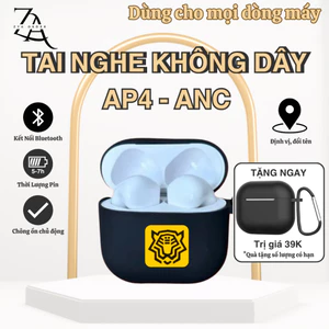 Tai Nghe Bluetooth AP4 Bản chống ồn chủ độngTrong Trẻo - Chất âm tuyệt vời - BH 1 Năm - Lỗi Đổi Mới