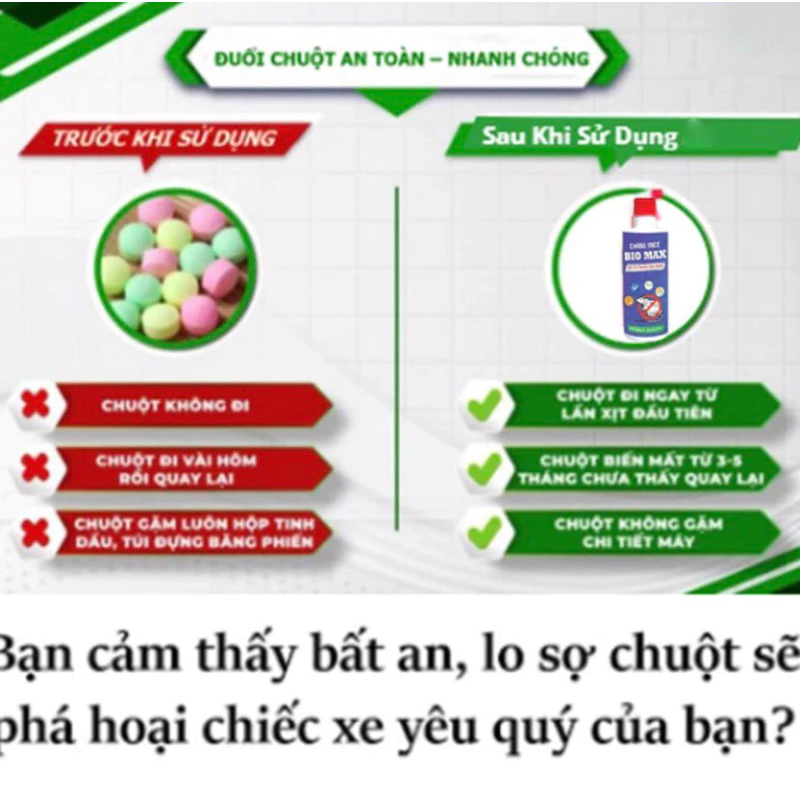 Dung Dịch Xịt Đuổi Chuột Và Côn Trùng Bio Max 500ml Kèm Vòi Xịt - Công Nghệ Đức Chiết Xuất Tự Nhiên Hiệu Quả, An Toàn